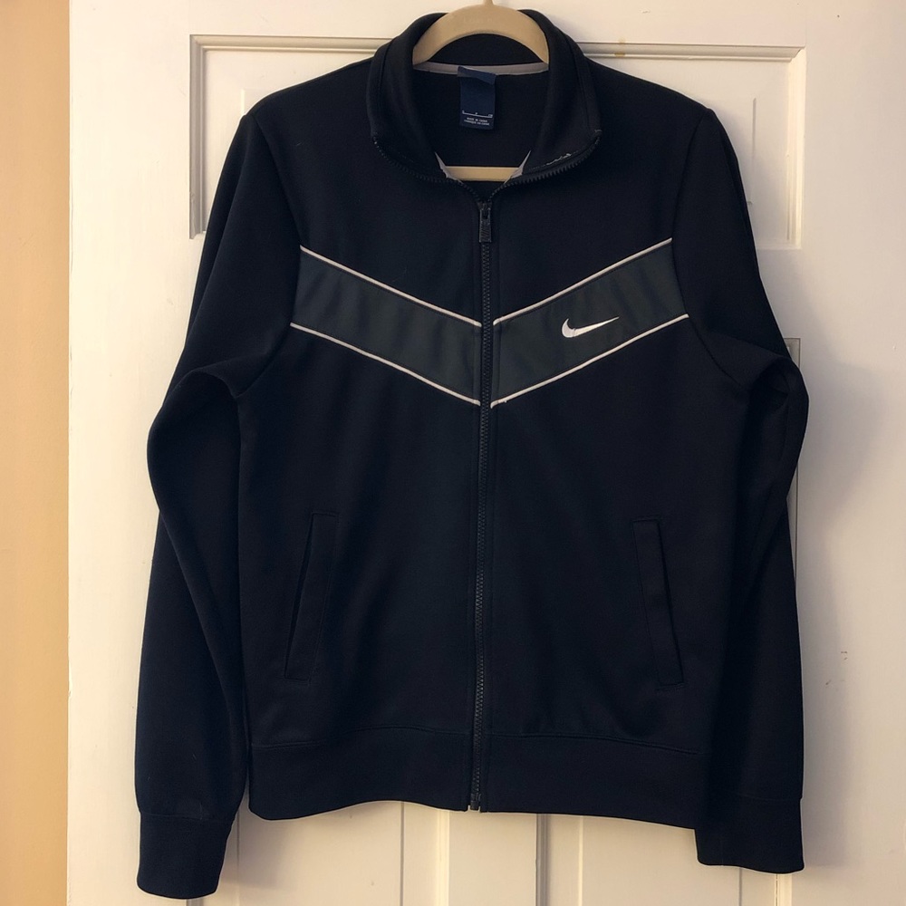 Nike Athletic/Warm-Up Jacket (Black)